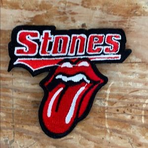 Stones iron on patch